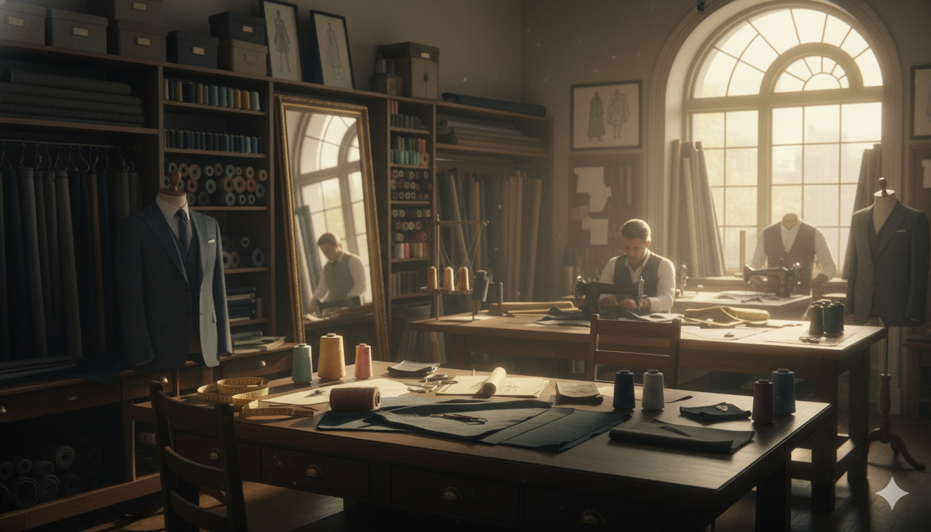 Tailor's workshop interior